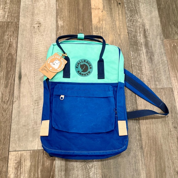 Fjallraven Kanken Art Mini Backpack - Coast Line/Sky NWT limited edition - Picture 2 of 15